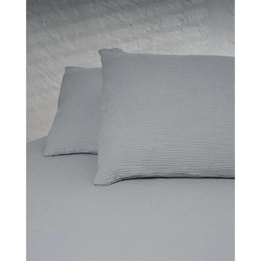 Sand Cloud Gauze Pillow Case 2 Pack Grey Queen New With Tags